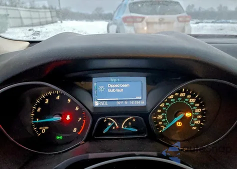 2012 Ford Focus Se из США, поврежденный, VIN 1FAHP3F2XCL304034